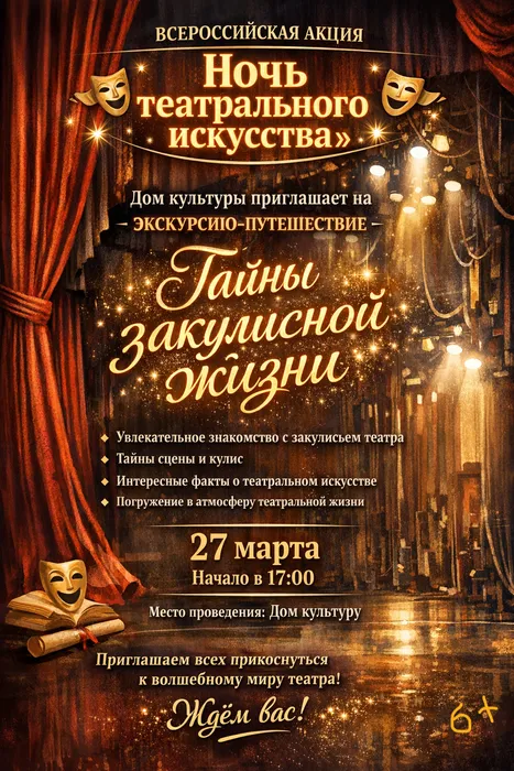 Афиша Ночь театрального искусства